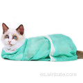 Bolsa de baños de aseo de gatos bolsa de lavado de gato ajustable